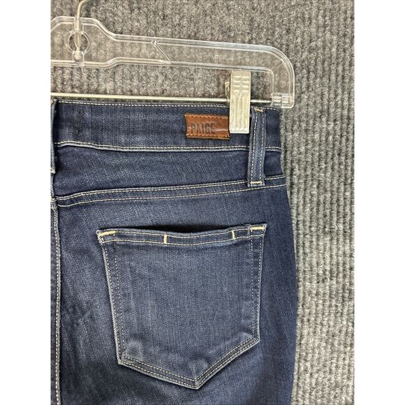 Paige Womens Verdugo Ankle Jeans Size 25 Blue Dark Wash Denim Stretch Casual - Picture 3 of 10